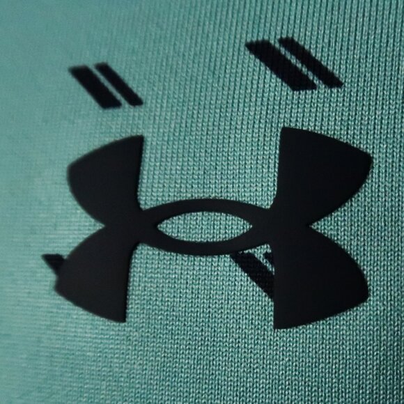 Under Armour Aqua Pattern The Playoff Polo (L) OMG! ⛳️ - Picture 1 of 10